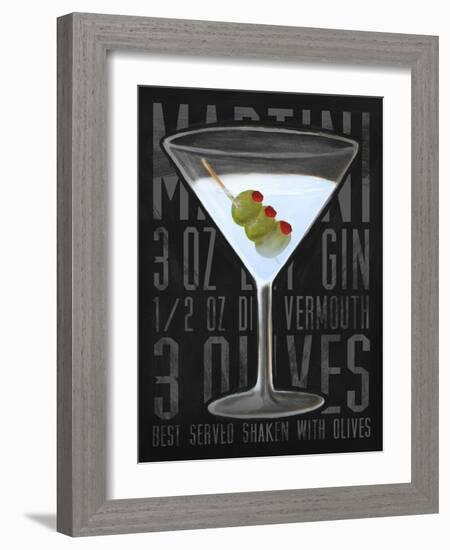 Martini (Vertical)-Cory Steffen-Framed Giclee Print