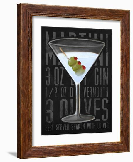 Martini (Vertical)-Cory Steffen-Framed Giclee Print