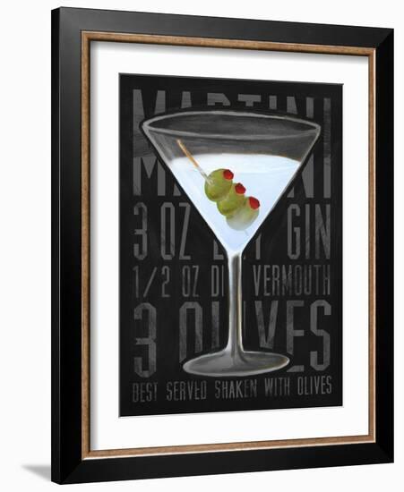 Martini (Vertical)-Cory Steffen-Framed Giclee Print