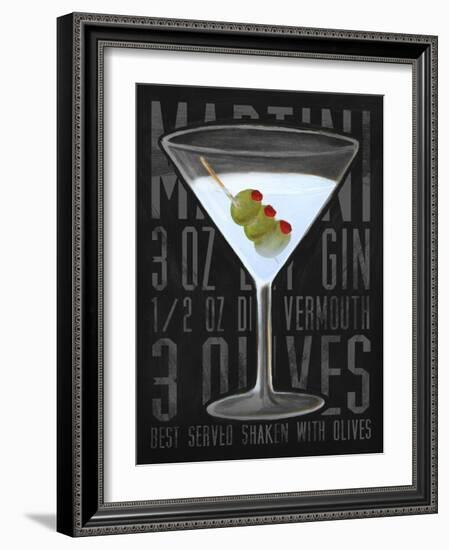 Martini (Vertical)-Cory Steffen-Framed Giclee Print