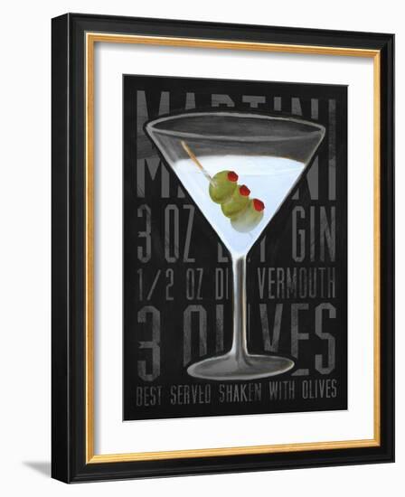 Martini (Vertical)-Cory Steffen-Framed Giclee Print