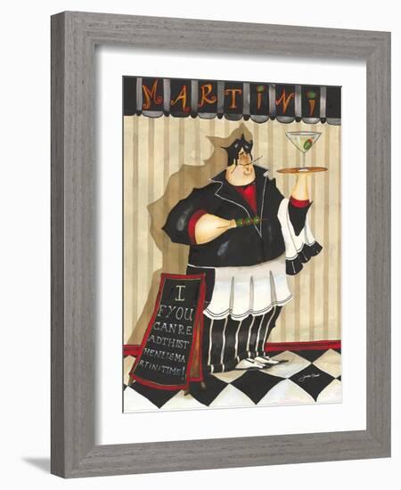 Martini Waiter-Jennifer Garant-Framed Giclee Print