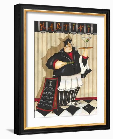 Martini Waiter-Jennifer Garant-Framed Giclee Print