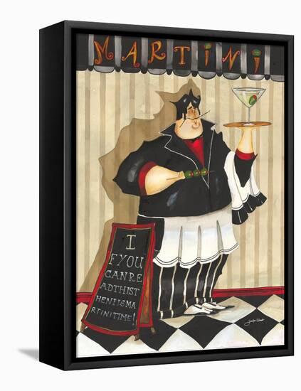 Martini Waiter-Jennifer Garant-Framed Premier Image Canvas