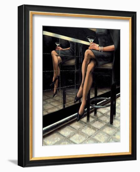 Martini with a Twist-Nathan Rohlander-Framed Art Print