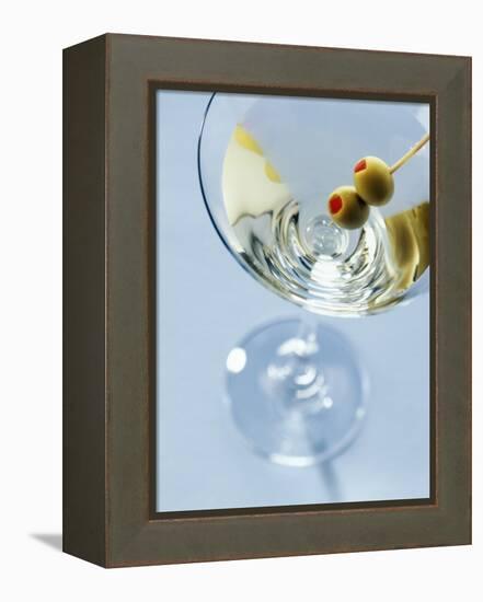 Martini with Olives-Steve Lupton-Framed Premier Image Canvas