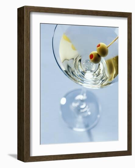 Martini with Olives-Steve Lupton-Framed Photographic Print