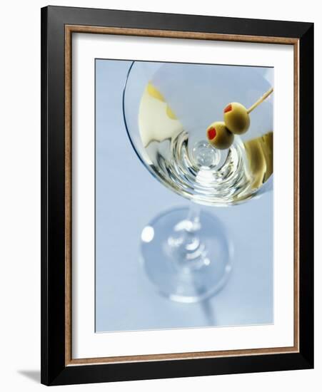 Martini with Olives-Steve Lupton-Framed Photographic Print