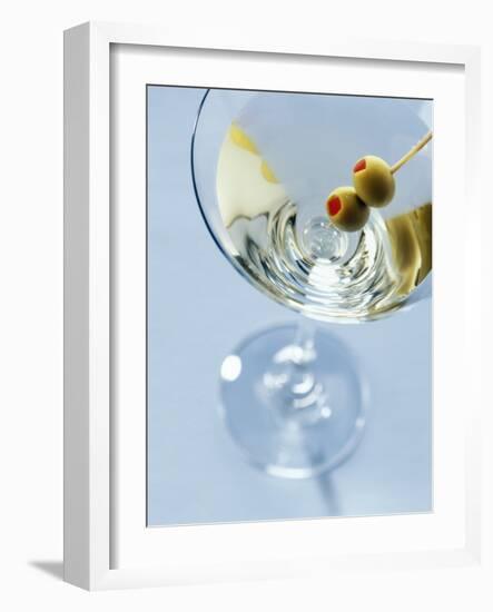 Martini with Olives-Steve Lupton-Framed Photographic Print