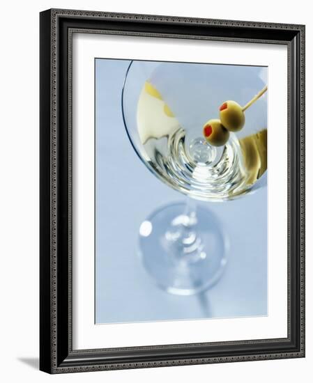 Martini with Olives-Steve Lupton-Framed Photographic Print