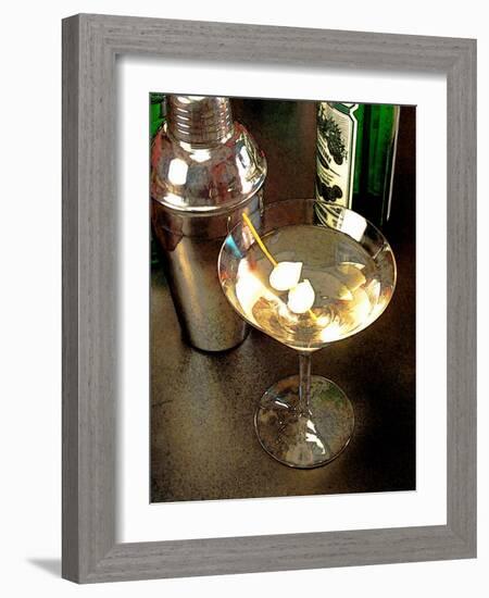 Martini with Two Onions-Steve Ash-Framed Giclee Print