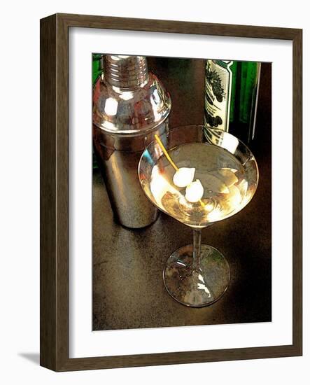 Martini with Two Onions-Steve Ash-Framed Giclee Print