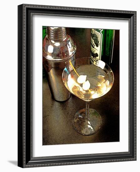 Martini with Two Onions-Steve Ash-Framed Giclee Print