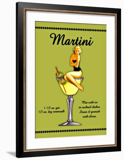 Martini-null-Framed Giclee Print