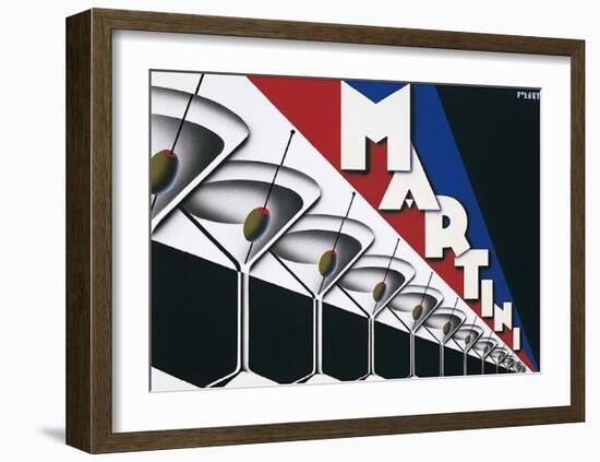 Martini-Steve Forney-Framed Art Print