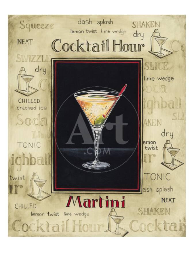 martini premium giclee print by gregory gorham art com