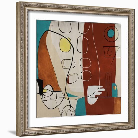 Martini-Tony Wire-Framed Giclee Print