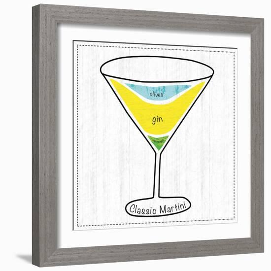 Martini-Lauren Gibbons-Framed Art Print