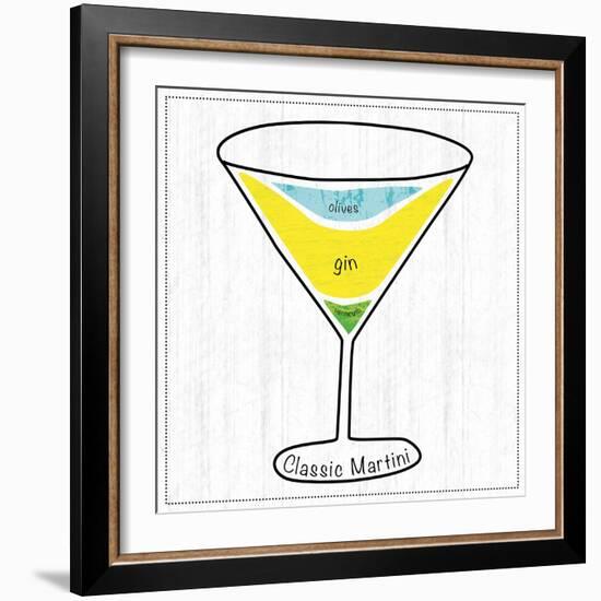 Martini-Lauren Gibbons-Framed Art Print