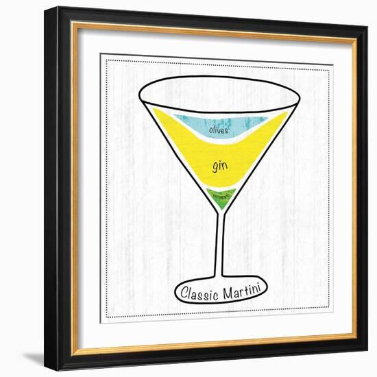 Martini-Lauren Gibbons-Framed Art Print