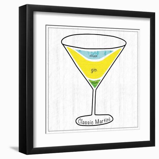 Martini-Lauren Gibbons-Framed Art Print