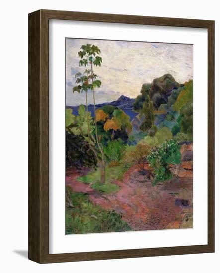 Martinique Landscape, 1887-Paul Gauguin-Framed Giclee Print