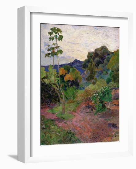 Martinique Landscape, 1887-Paul Gauguin-Framed Giclee Print