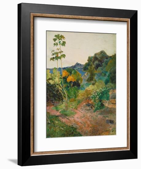 Martinique Landscape (Tropical Vegetation), 1887-Paul Gauguin-Framed Giclee Print