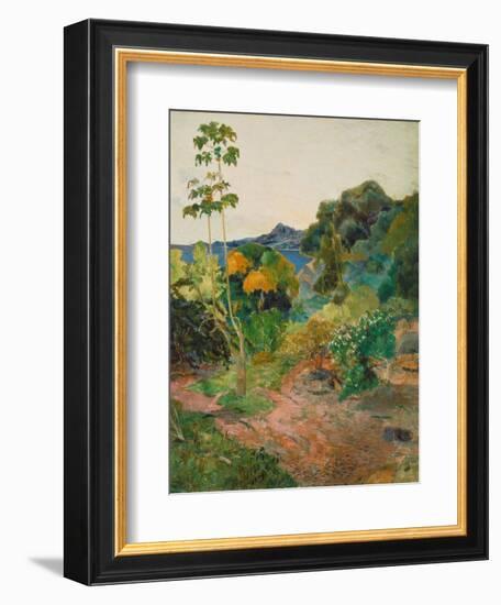 Martinique Landscape (Tropical Vegetation), 1887-Paul Gauguin-Framed Giclee Print