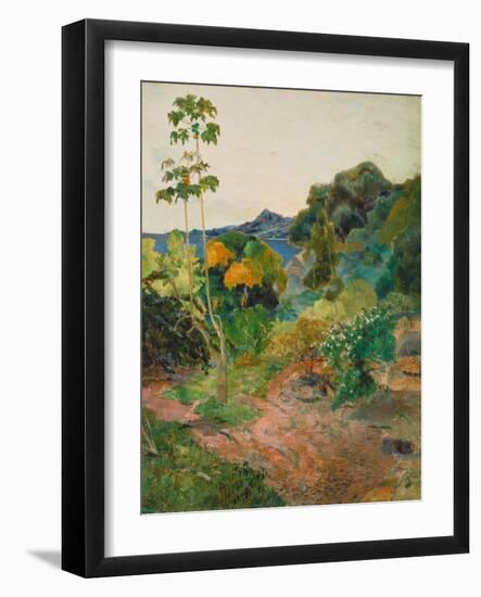 Martinique Landscape (Tropical Vegetation), 1887-Paul Gauguin-Framed Giclee Print