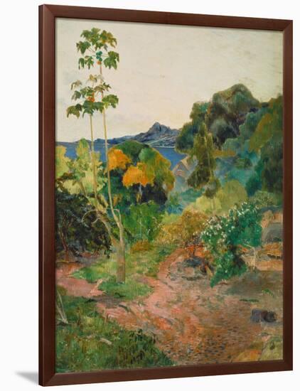 Martinique Landscape (Tropical Vegetation), 1887-Paul Gauguin-Framed Giclee Print