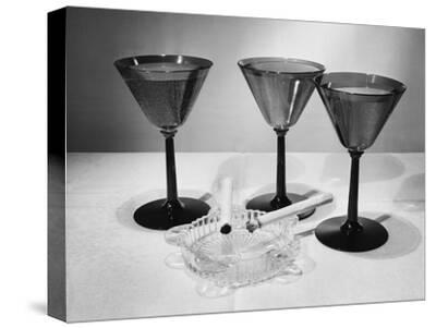 martini cigarette Martinis and Cigarettes Premium Photographic Print