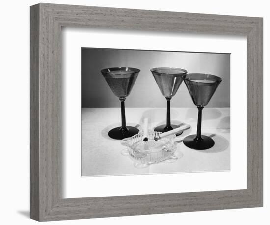 Martinis and Cigarettes-null-Framed Photographic Print