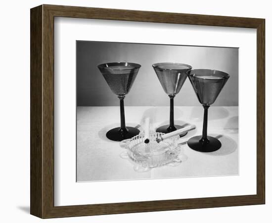 Martinis and Cigarettes-null-Framed Photographic Print