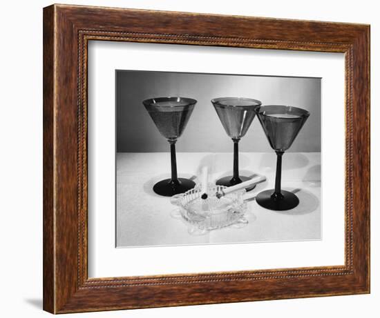 Martinis and Cigarettes-null-Framed Photographic Print