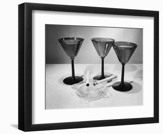 Martinis and Cigarettes-null-Framed Photographic Print