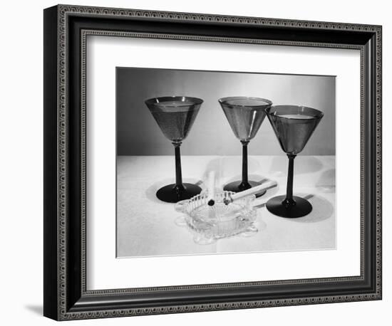 Martinis and Cigarettes-null-Framed Photographic Print