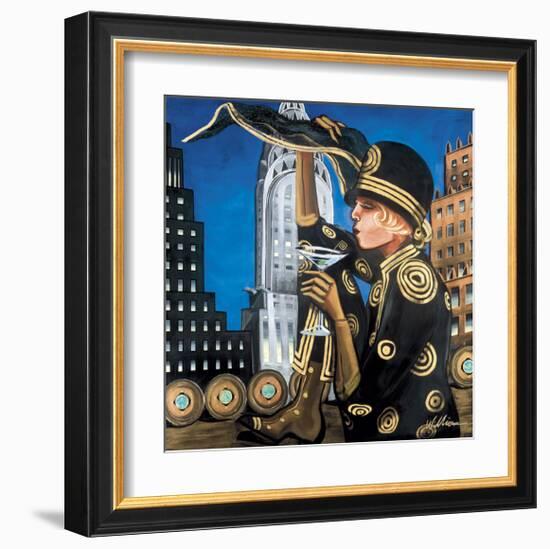 Martinis Over Manhattan-Jeff Williams-Framed Giclee Print