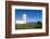 Martins, New Brunswick, White Old Traditional Historic Lighthouse Ion Water with Fields on Cliff-Bill Bachmann-Framed Photographic Print