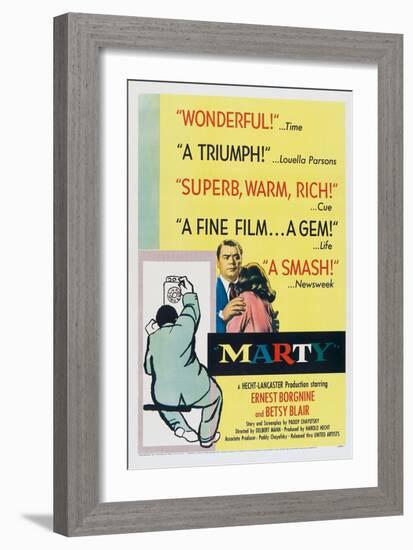 Marty, Ernest Borgnine, 1955-null-Framed Art Print