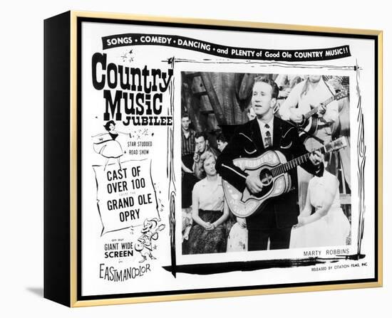 Marty Robbins-null-Framed Stretched Canvas