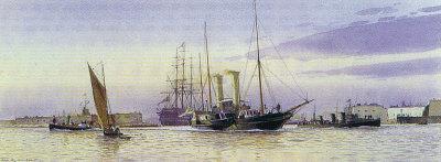 Afternoon off Cowes-Martyn Mackrill-Giclee Print