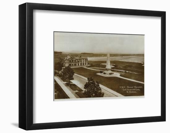 'Martyr's Monument, Golf House and Links, St. Andrews', c1900-Unknown-Framed Photographic Print