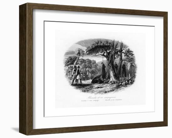 Martyrdom of Almeida and His Companions, C1840-N Remond-Framed Giclee Print