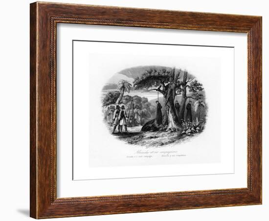 Martyrdom of Almeida and His Companions, C1840-N Remond-Framed Giclee Print