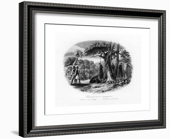 Martyrdom of Almeida and His Companions, C1840-N Remond-Framed Giclee Print