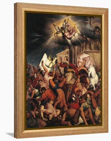 Martyrdom of Saint Catherine-Jacopo Bassano-Framed Premier Image Canvas