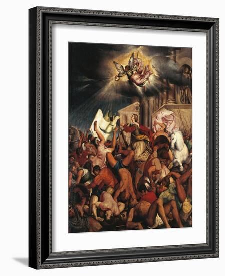 Martyrdom of Saint Catherine-Jacopo Bassano-Framed Giclee Print