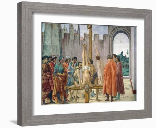 Martyrdom of Saint Peter, 1485-Filippino Lippi-Framed Giclee Print