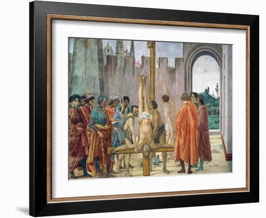 Martyrdom of Saint Peter, 1485-Filippino Lippi-Framed Giclee Print